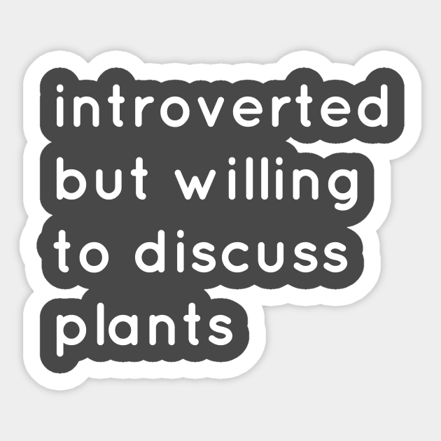 introverted Sticker by senomala